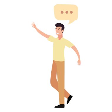 adam karakter erkek konuşmak kabarcık