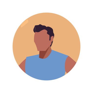 adam karakter portre çizgi film tasarımı