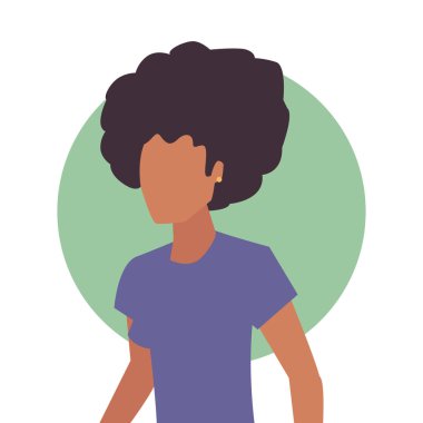 Kadın karakter portre tasarımı