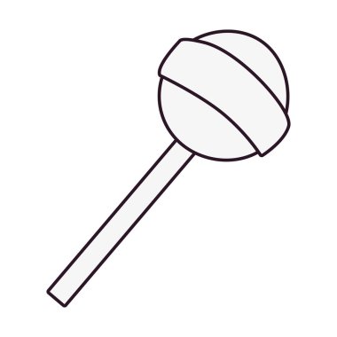 beyaz arka plan üzerinde lolipop komik pop sanat