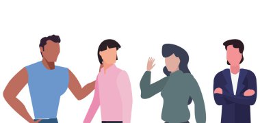 insanlar takım çalışması simgesi vektör ilustration