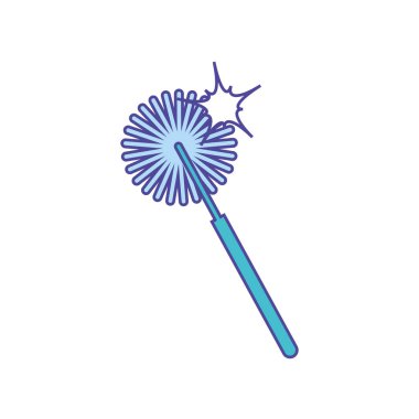 İzole temizleme paspas tasarım simgesi vektör ilustration