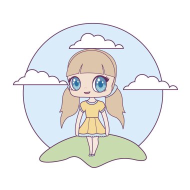 manzara sevimli küçük bebek