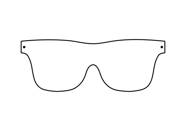 Иконка аксессуаров для летних солнцезащитных очков — стоковый вектор