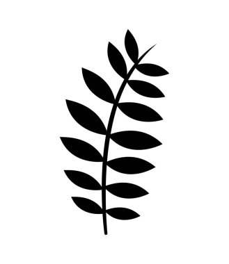 yaz yaprağı doğal izole simgesi
