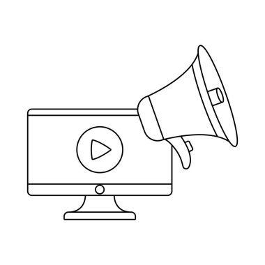 megafon ses ile bilgisayar monitörü