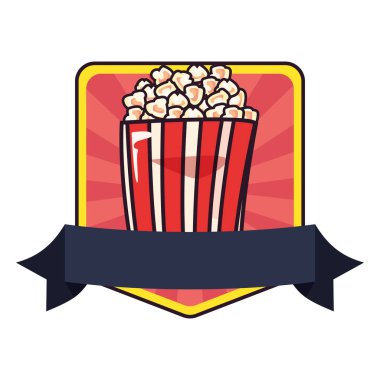 beyaz arka plan üzerinde pop mısır komik pop sanat