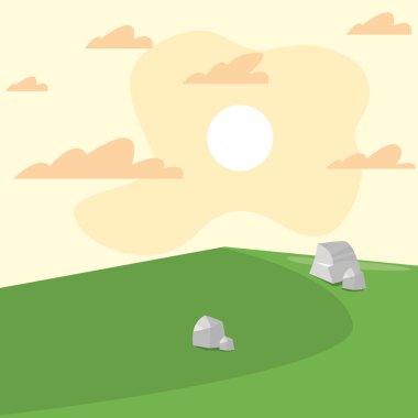 manzara orman ağaçları botanik simgesi