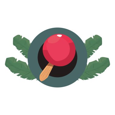 yaz saati tatil simgesi vektör ilustration