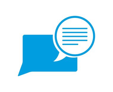 konuşma kabarcığı sosyal ortam simgesi