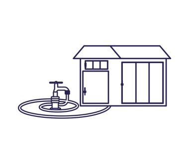 İzole su musluğu ve hortum tasarımı