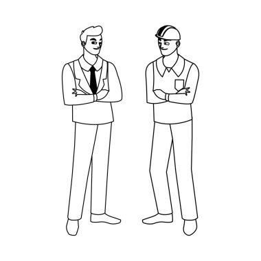 mühendis karakterleri ile oluşturucu oluşturucu