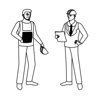 mühendis karakterleri ile oluşturucu oluşturucu