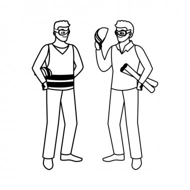 mimar patronu ile erkek oluşturucu oluşturucu