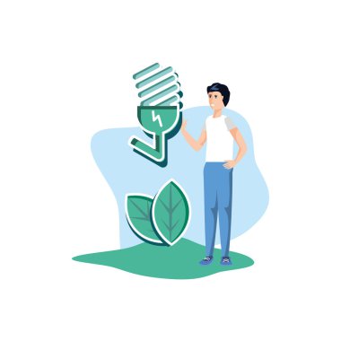 Avatar adam ve ampul tasarımı