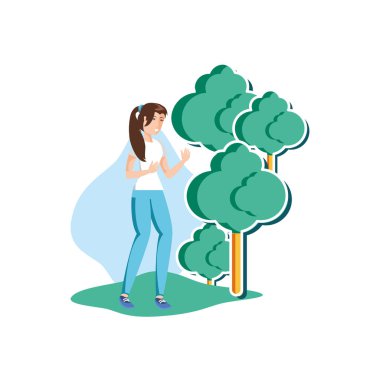 Ağaç ve avatar kadın tasarımı