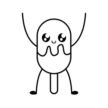 stick kawaii lezzetli dondurma