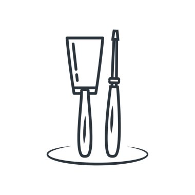 inşaat araçları tasarım vektör ilustration altında