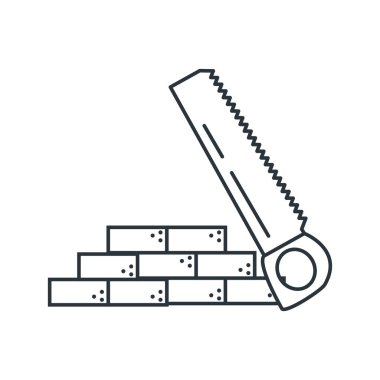 inşaat tuğla altında tasarım vektör ilustration