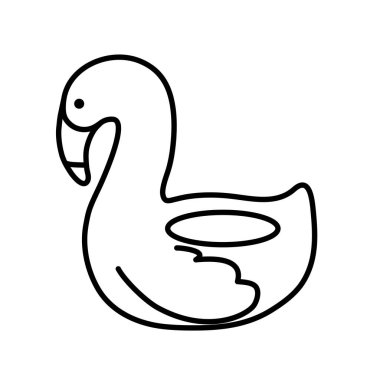 float flaman koruması izole simgesi