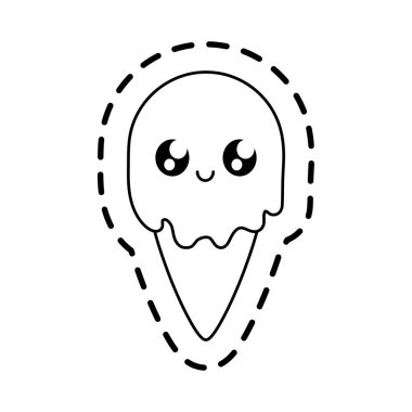 koni kawaii lezzetli dondurma yama