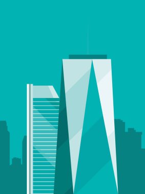 gökdelen şehir şehir şehir gökyüzü arka plan