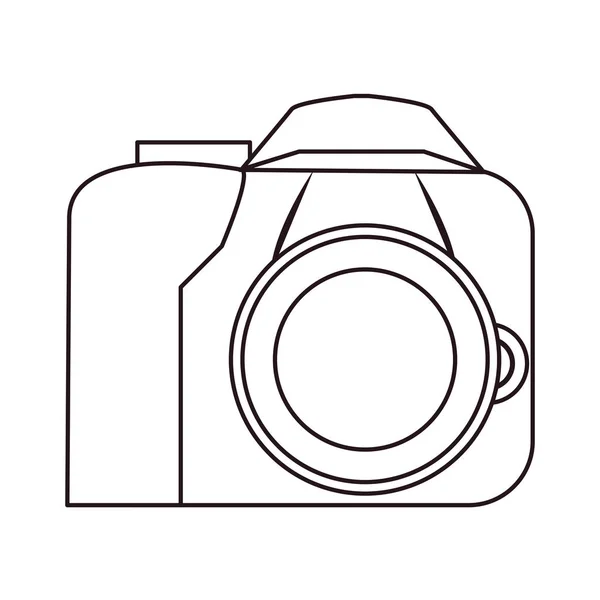 Fotografisch camera gadget pictogram vector ilustration — Stockvector