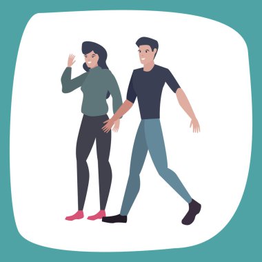 erkek ve kadın karakterleri avatarlar