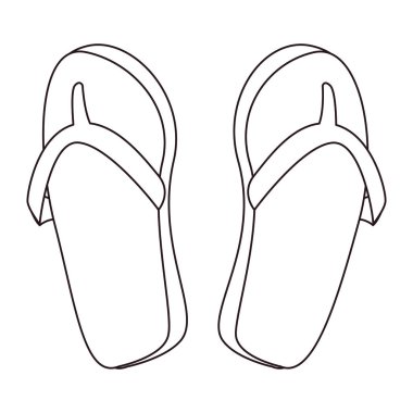 beyaz zemin üzerine floplar flip