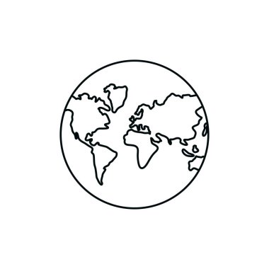 İzole gezegen tasarım vektör ilustration