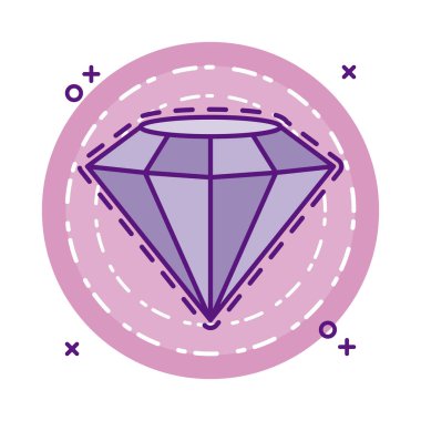 değerli elmas simgesi yama