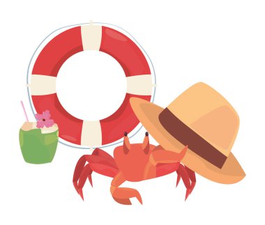 yengeç şapka lifebuoy hindistan cevizi yaz saati