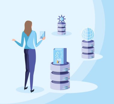 Avatar kadın ve büyük veri tasarımı