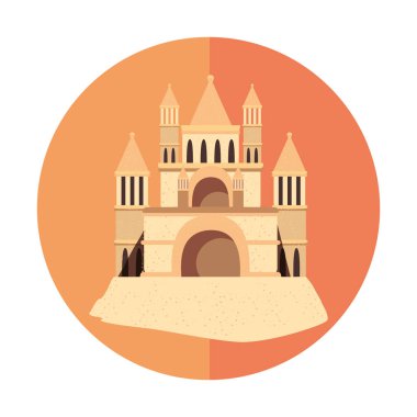 yaz saati tatil simgesi vektör ilustration