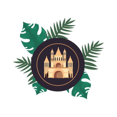 yaz saati tatil simgesi vektör ilustration