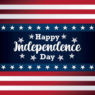 bayrak ile mutlu bağımsızlık günü kartı