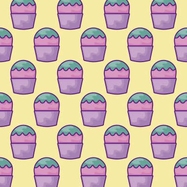 plastik fincan lezzetli dondurma desen