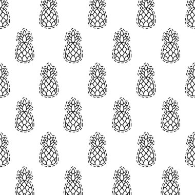 taze ananas desen yamalar