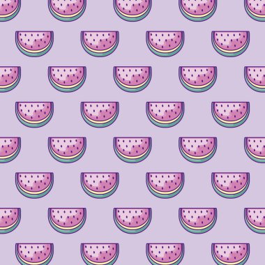 dilimler taze karpuz desen