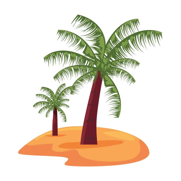 Tiempo de verano icono de vacaciones vector ilustración — Vector de stock