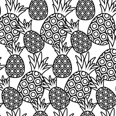 ananas meyve desen taze