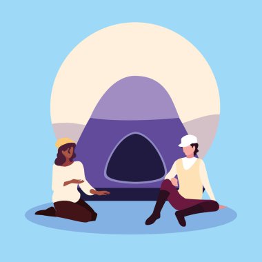 çadır kampanyas ile genç çift