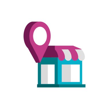 pin konumu ile mağaza cephe