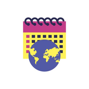 dünya gezegeni ile takvim hatırlatma