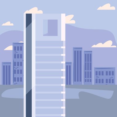 gökdelen şehir şehir gökyüzü arka plan