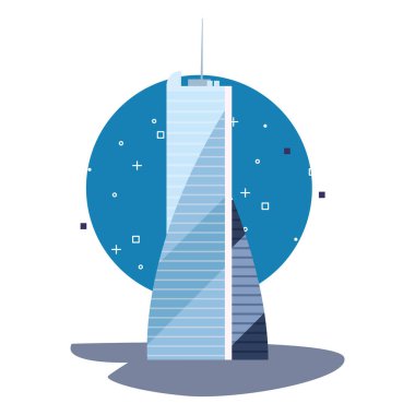 fütüristik bina kentsel kule simgesi