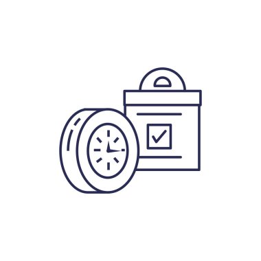 saat saat ile denetim listesi Pano