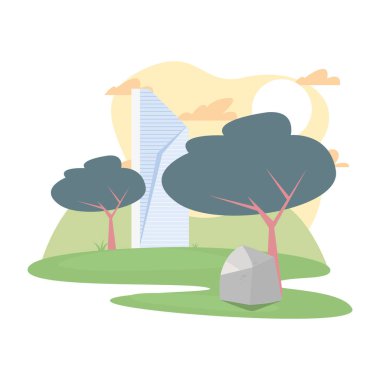 gökdelen bina kule ağaçları açık havada