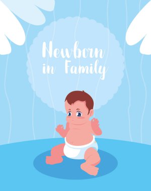 erkek bebek ile aile kartı yenidoğan