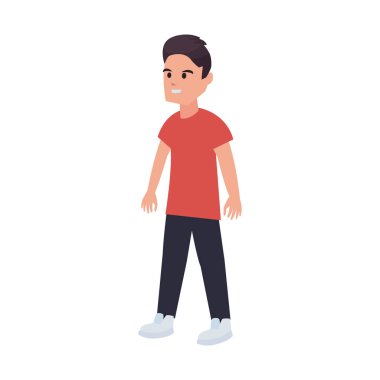 Gündelik giysiler içindeki genç adam.